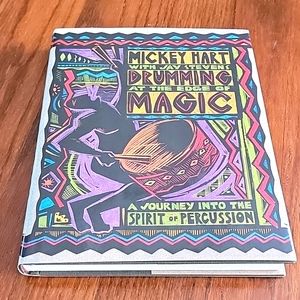 Mickey Hart Autographed Hardcover Drumming at the Edge of Music 🎶 🎵